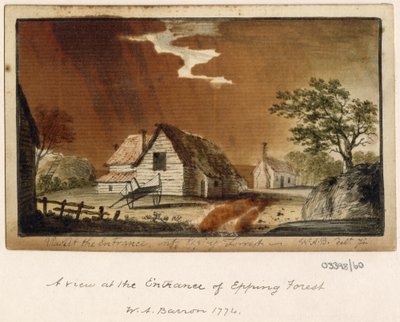سلسلة من الرسومات التخطيطية والمناظر في بريطانيا العظمى والقارة وأمريكا 1772-1778 (ألوان مائية) بواسطة المدرسة البريطانية