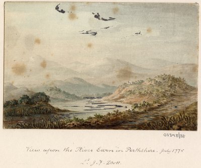 سلسلة من الرسومات التخطيطية والمناظر في بريطانيا العظمى والقارة وأمريكا 1772-1778 (ألوان مائية) بواسطة المدرسة البريطانية
