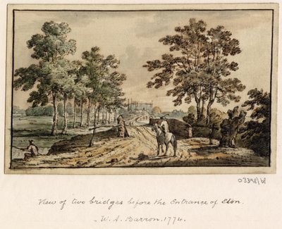 سلسلة من الرسومات التخطيطية والمناظر في بريطانيا العظمى والقارة وأمريكا 1772-1778 (ألوان مائية) بواسطة المدرسة البريطانية