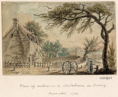 سلسلة من الرسومات التخطيطية والمناظر في بريطانيا العظمى والقارة وأمريكا 1772-1778 (ألوان مائية) بواسطة المدرسة البريطانية