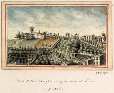 سلسلة من الرسومات التخطيطية والمناظر في بريطانيا العظمى والقارة وأمريكا 1772-1778 (ألوان مائية) بواسطة المدرسة البريطانية