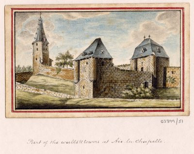 سلسلة من الرسومات التخطيطية والمناظر في بريطانيا العظمى والقارة وأمريكا 1772-1778 (ألوان مائية) بواسطة المدرسة البريطانية