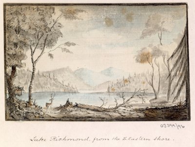 سلسلة من الرسومات التخطيطية والمناظر في بريطانيا العظمى والقارة وأمريكا 1772-1778 (ألوان مائية) بواسطة المدرسة البريطانية