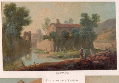 سلسلة من الرسومات ، مناظر في بريطانيا العظمى والقارة وأمريكا 1772-1778 (لوحة زيتية) بواسطة المدرسة البريطانية