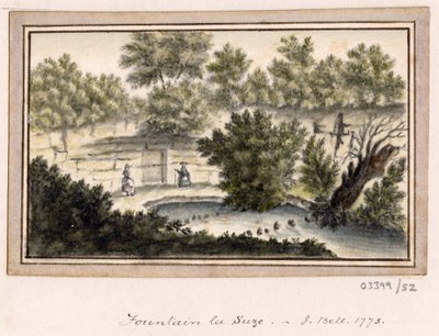 سلسلة من الرسومات التخطيطية والمناظر في بريطانيا العظمى والقارة وأمريكا 1772-1778 (ألوان مائية) بواسطة المدرسة البريطانية