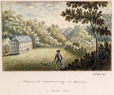 سلسلة من الرسومات التخطيطية والمناظر في بريطانيا العظمى والقارة وأمريكا 1772-1778 (ألوان مائية) بواسطة المدرسة البريطانية