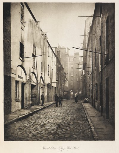 إغلاق واسع رقم 167 شارع رئيسي ، من The Old Closes and Streets of Glasgow بواسطة المدرسة البريطانية