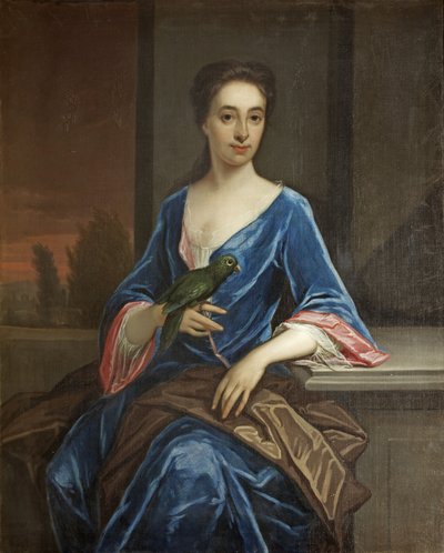 Portrait of Ann Pym (oil on canvas) بواسطة المدرسة البريطانية