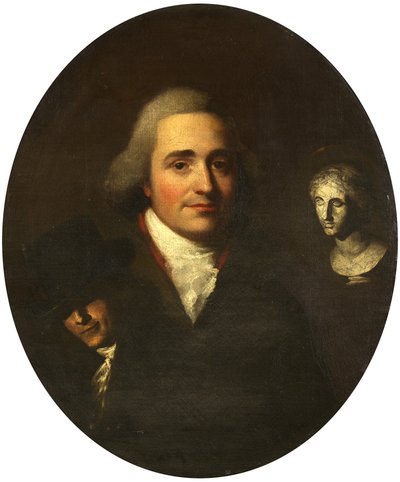 صورة لنحات ، حوالي عام 1765 (زيت على قماش) بواسطة المدرسة البريطانية