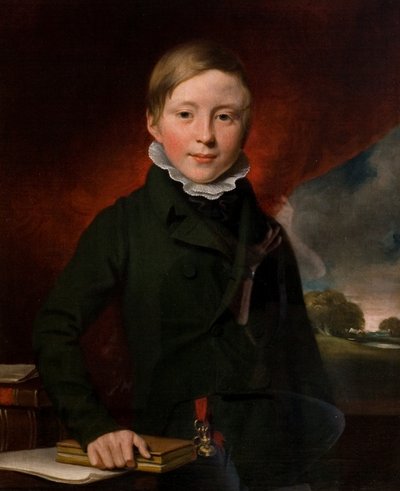 صورة لصبي مجهول (يُقال إنه أوليفر مينستر) ، حوالي عام 1825 (زيت على قماش) بواسطة المدرسة البريطانية