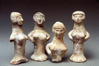 تماثيل أشيرة ، الكنعانية ، 999-600 قبل الميلاد (الطين) بواسطة العصر البرونزي