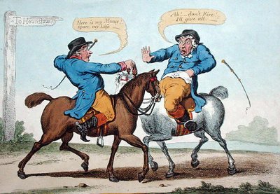 كل روغ هو جبان ، نشرته هانا همفري عام 1801 (نقش ملون يدويًا) بواسطة براونلو (بعد) الشمال