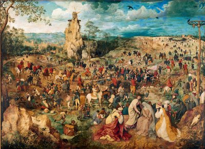 المسيح يحمل الصليب ، 1564 بواسطة بروجل