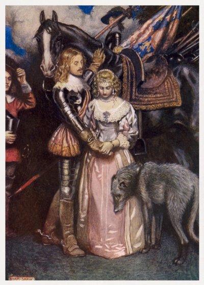 "I could not love thee, dear, so much / Loved I not honour more" (colour litho) بواسطة بيام (بعد) شو