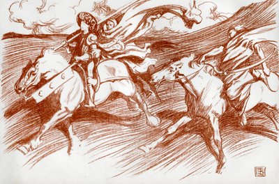 الفارس وأصحابه ، 1898. بواسطة جون بيام ليستون شو