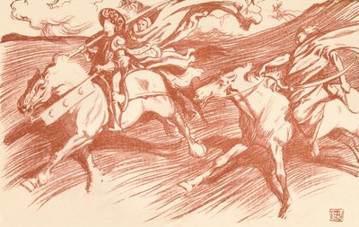 "الفارس ورفاقه" ، 1898 بواسطة جون بيام ليستون شو