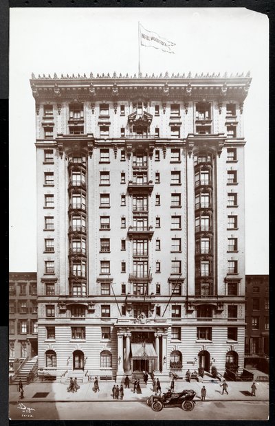 فندق Woodstock في 127 West 43rd Street ، نيويورك ، 1907 (طباعة الجيلاتين الفضي) بواسطة شركة بايرون