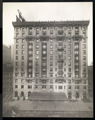 فندق Woodstock في 127 West 43rd Street ، نيويورك ، 1911 أو 1912 (طباعة الجيلاتين الفضي) بواسطة شركة بايرون