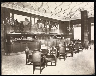The Old King Cole Bar في فندق Knickerbocker ، 1906 (طباعة الجيلاتين الفضي) بواسطة شركة بايرون