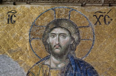 Deesis Christ in Hagia Sophia (mosaic) بواسطة البيزنطية