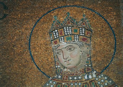 Empress Zoe in Hagia Sophia (mosaic) بواسطة البيزنطية