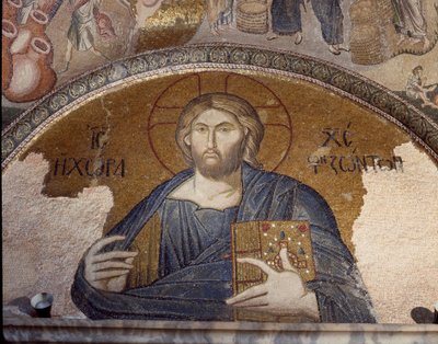 تمثيل السيد المسيح (أو المسيح في المجد) (فسيفساء 1310-1320) بواسطة البيزنطية