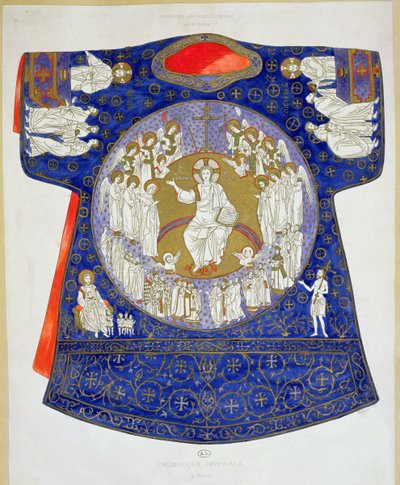 dalmatic الإمبراطوري ، ج .900 بواسطة المدرسة البيزنطية