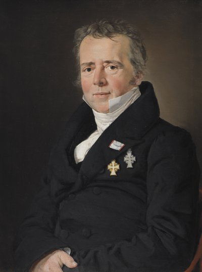 صورة للعالم هانز كريستيان أورستد بواسطة C.A. Jensen