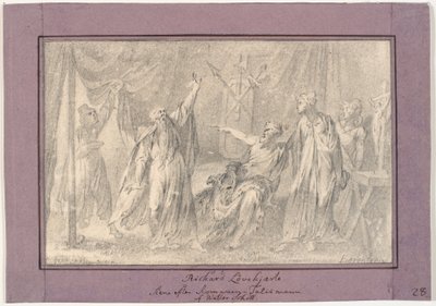 ريتشارد قلب الاسد. مشهد من رواية "The Talisman" (1825) بواسطة والتر سكوت بواسطة كاليفورنيا لورنتزن
