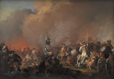 النتيجة في Amager 1658 أثناء الحرب السويدية 1657-60 بواسطة كاليفورنيا لورنتزن