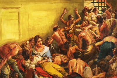 زنزانة، ربما الثقب الأسود في كلكتا بواسطة سي إل دوتي
