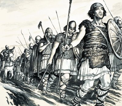بطل أم شرير؟ الغازي الحديدي (غواش على ورق) بواسطة سي إل دوتي