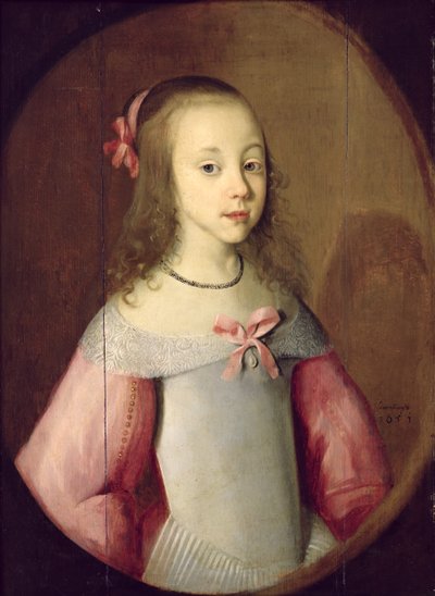 صورة لفتاة صغيرة ، 1651 بواسطة C. Hastenburg