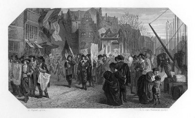 Rederijkers ، روتردام ، هولندا ، 1642 c1870 بواسطة دومينيكو ديل باربيير