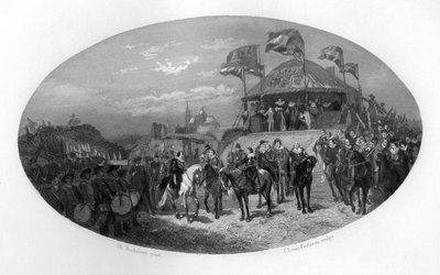 القبض على s-Hertogenbosch بواسطة فريدريك هندريك من أورانج ، هولندا ، 1629 ، c1870. بواسطة دومينيكو ديل باربيير