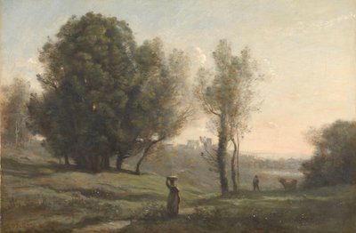 منظر جمالي تذكار من Les Landes بواسطة كميل كورو