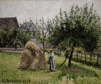 أشجار التفاح في Eragny ، صباح مشمس ، 1903 بواسطة كميل يعقوب بيسارو