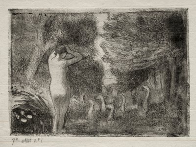 باثر وجيز ، 1895. بواسطة كميل يعقوب بيسارو