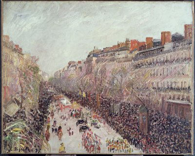 ماردي غرا في بوليفاردز ، 1897 بواسطة كميل يعقوب بيسارو