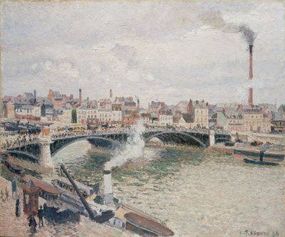 صباح ، يوم ملبد بالغيوم ، روان ، 1896 بواسطة كميل يعقوب بيسارو