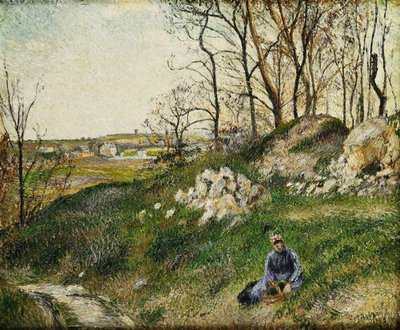 ملتقطي الملفوف ، بونتواز ؛ Les Carrieres du Chou ، بونتواز ، 1882 بواسطة كميل يعقوب بيسارو