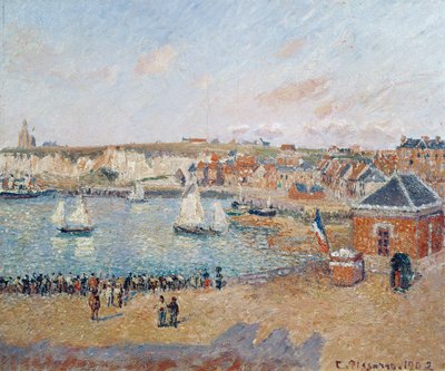 الميناء الخارجي في دييب ، 1902 بواسطة كميل يعقوب بيسارو