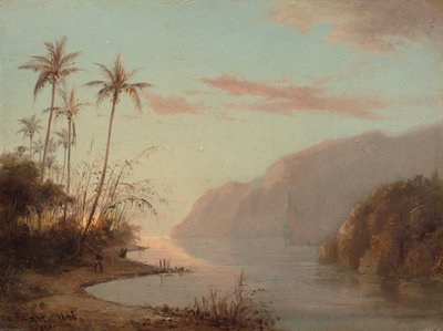 خور في جزر سانت توماس فيرجن ، 1856. بواسطة كميل بيسارو