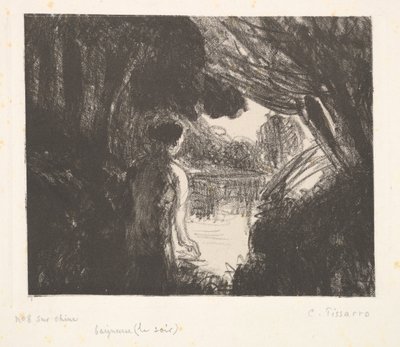باثر ، مساء ، 1897. بواسطة كميل يعقوب بيسارو