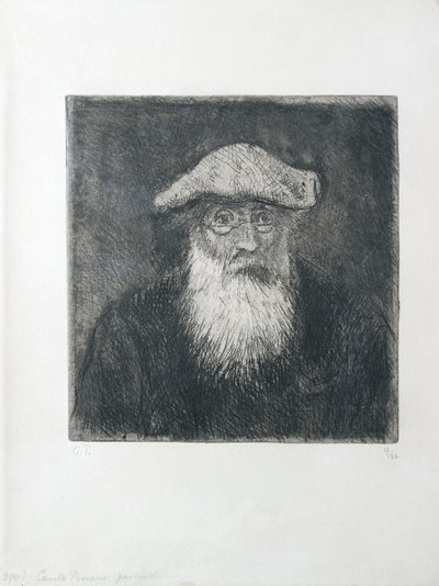 كميل بيسارو ، بنفسه ، c1890 بواسطة كميل بيسارو