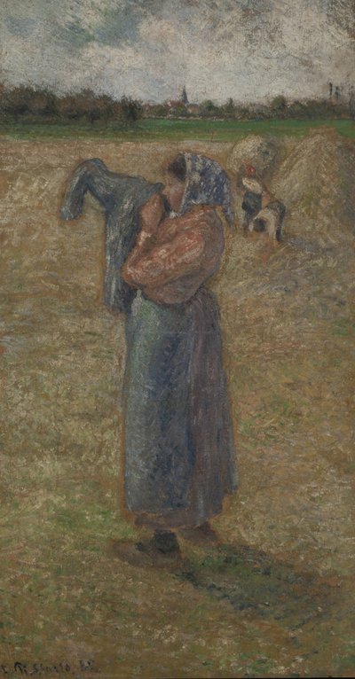 امرأة في الحقول ، 1882. بواسطة كميل بيسارو