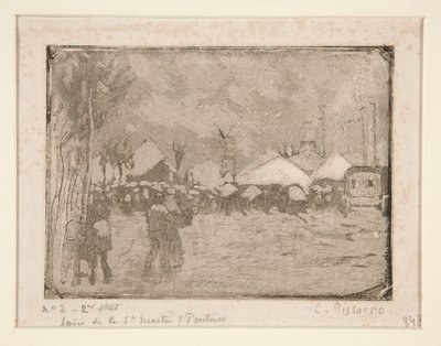 معرض سانت مارتن؟ بونتواز (معرض سانت مارتن ، في بونتواز) بواسطة Camille Pissarro