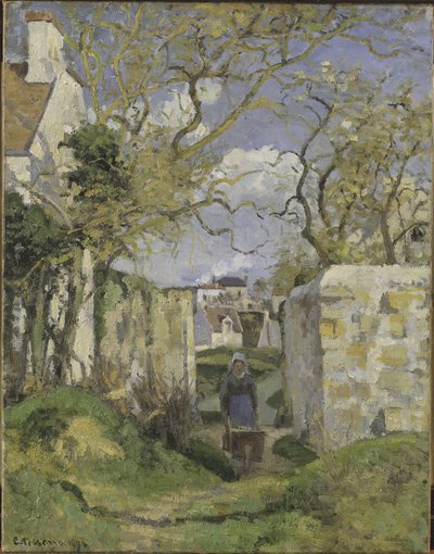 منظر طبيعي بالقرب من بونتواز ، بقلم بيسارو ، كاميل (1830-1903). زيت على قماش بواسطة كميل يعقوب بيسارو