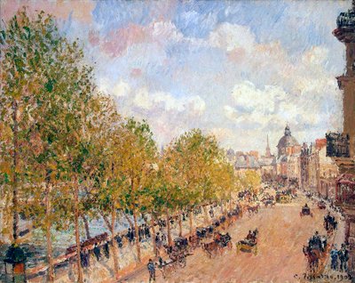 Quai Malaquais ، مشمس بعد الظهر ، 1903. بواسطة كميل بيسارو