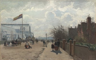 قصر الكريستال 1871. بواسطة كميل بيسارو